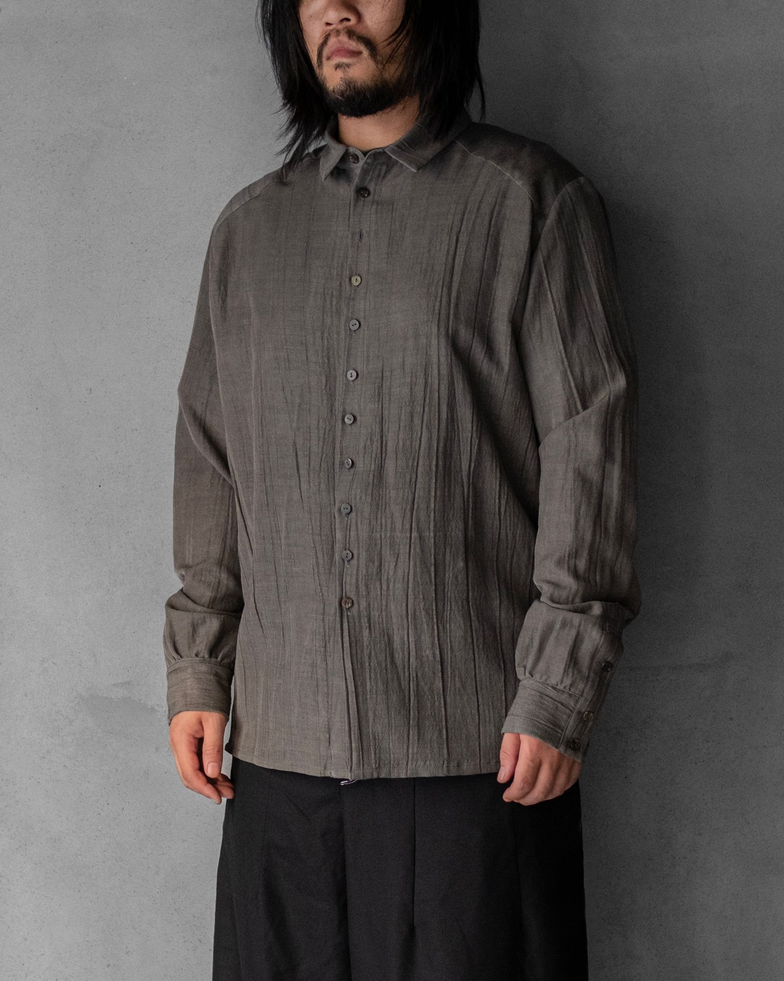 Ink-dyed kjk Shirt / Ink-dyed