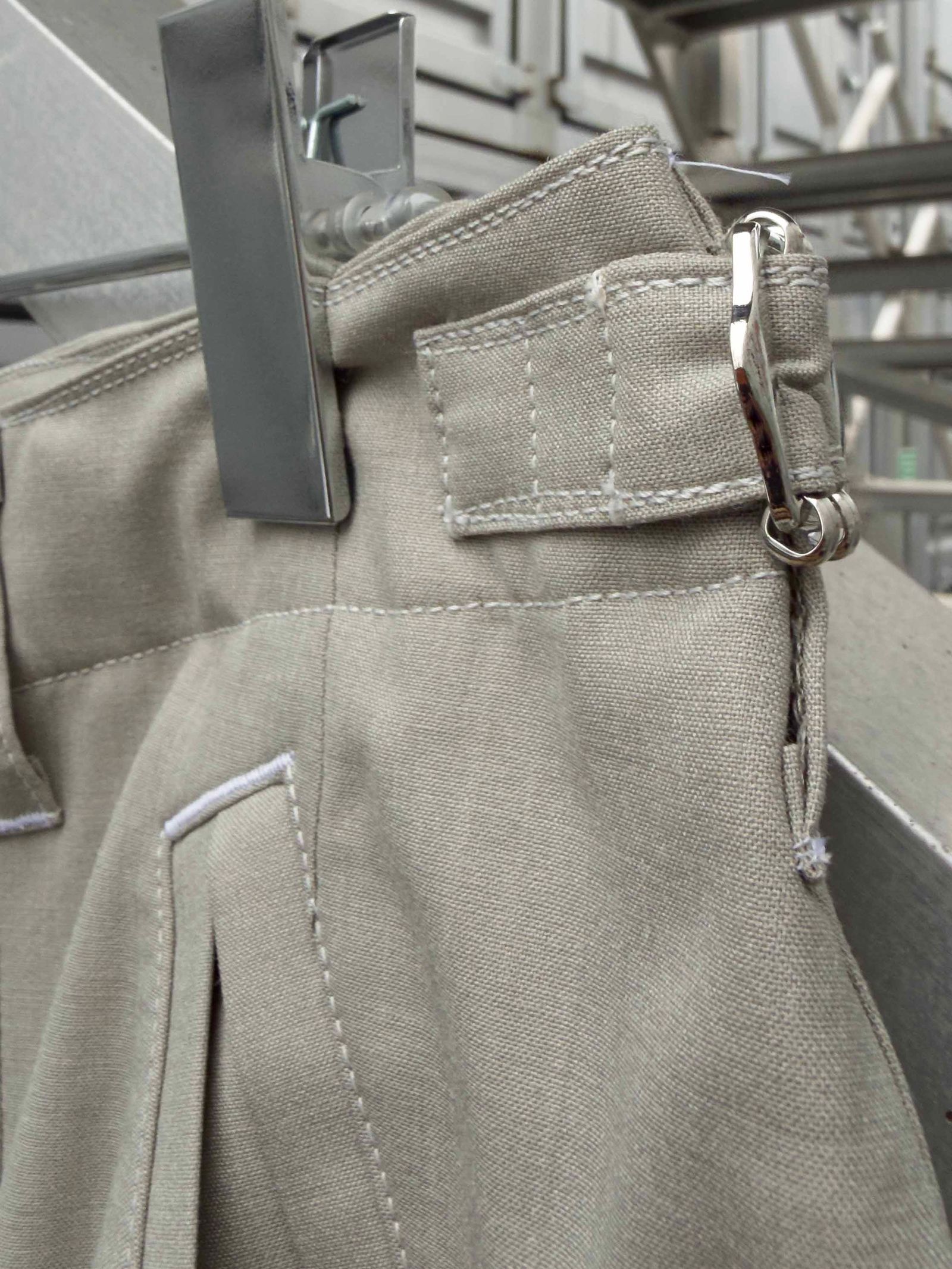 “Washable Super120’s” WIDE CEREMONY “MC” TROUSERS / Gray