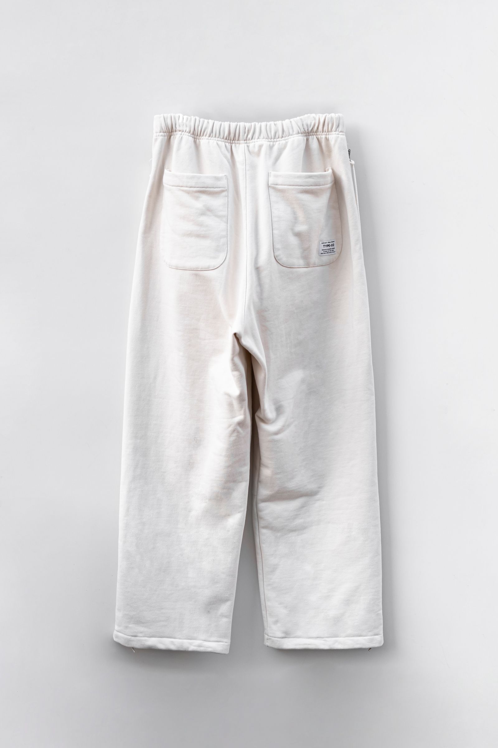 elephant TRIBAL fabrics - Convenient Sweat Pants / OFF WHITE