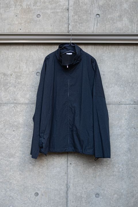 COTTON NYLON TRACK JACKET / DALL NAVY