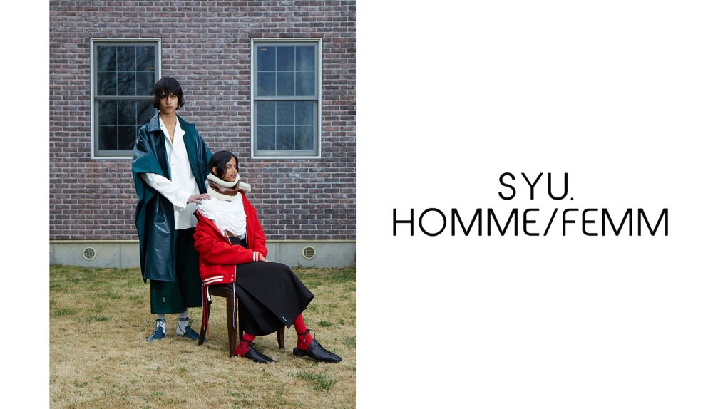 【SYU.HOMME/FEMM】2020SSアイテムが特別に入荷。