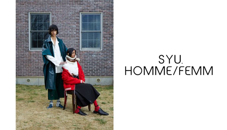 【SYU.HOMME/FEMM】2020SSアイテムが特別に入荷。