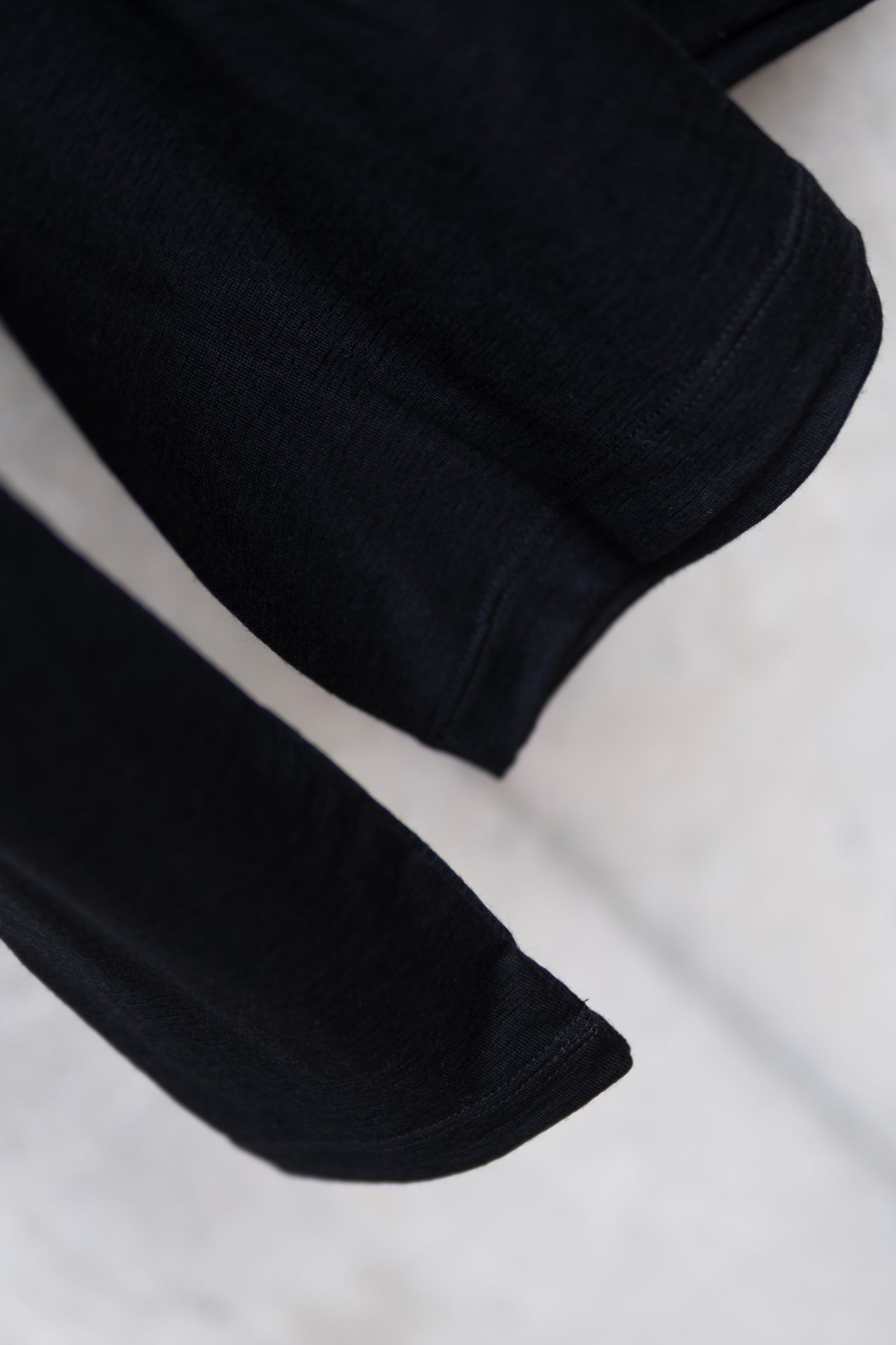 WASHBLE WOOL TURTLE / BLACK