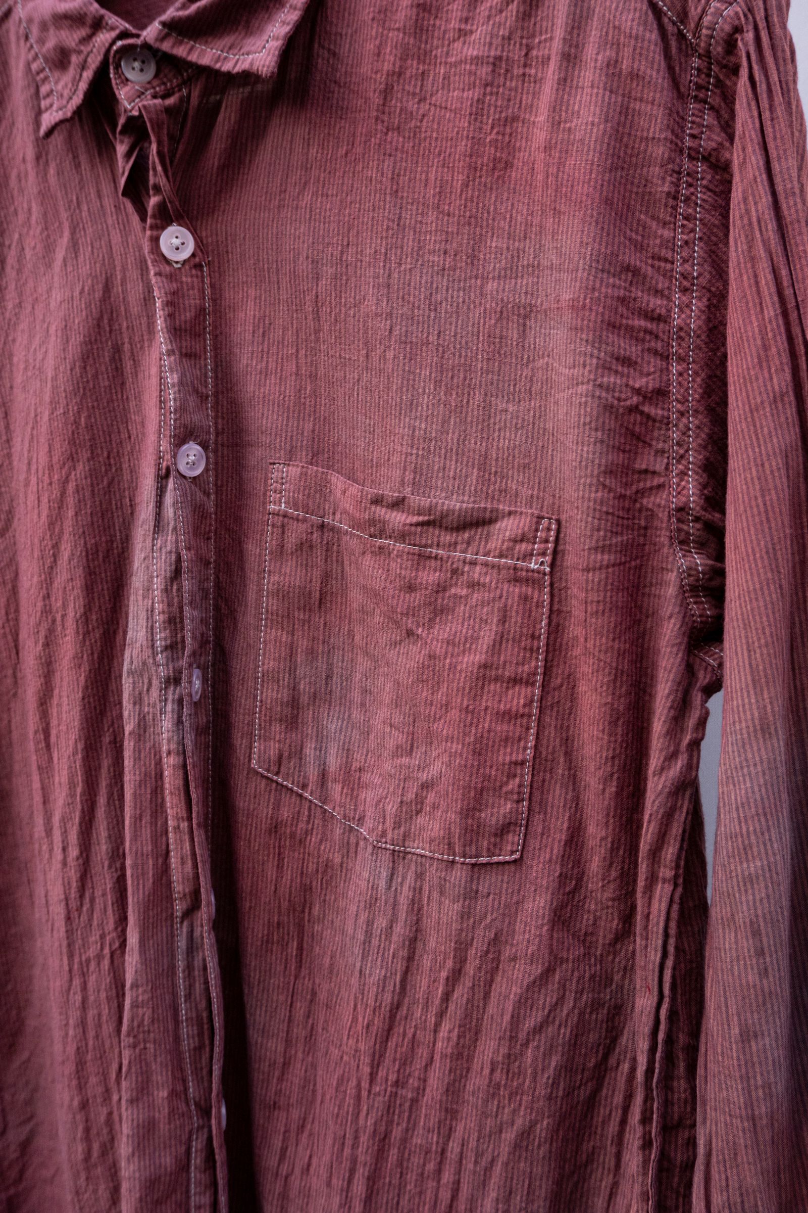 Remake "Red" Stripe Shirt