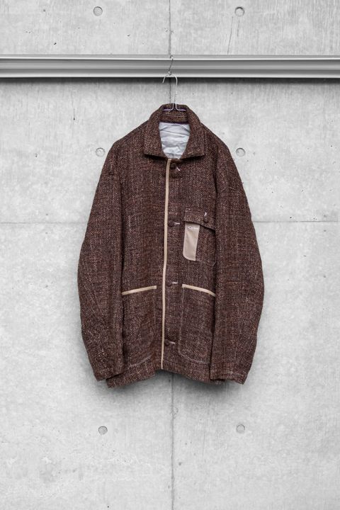 TRISPIN TWEED SOUTHERN JACKET / BROWN
