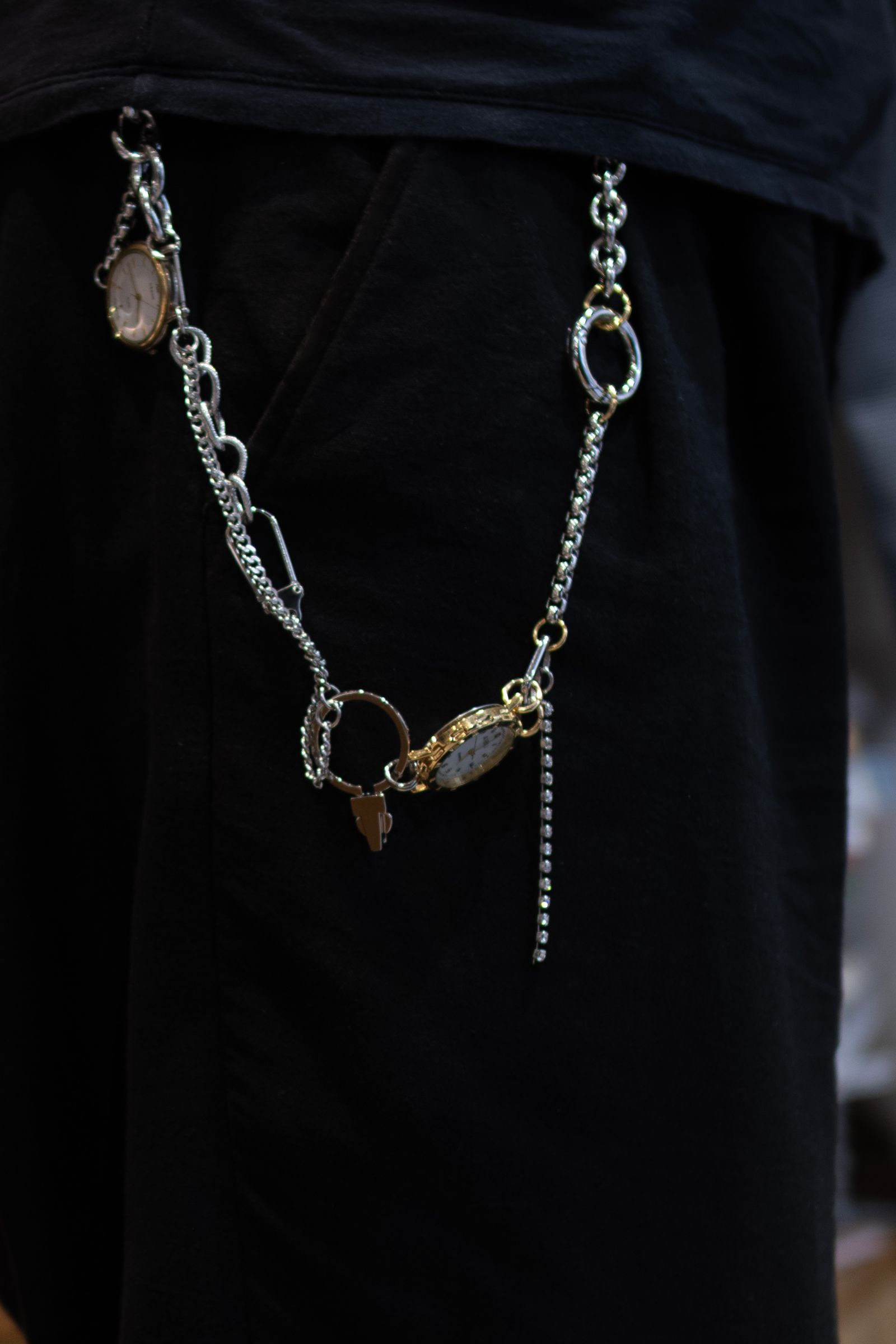 SCRAP LINKS CHAIN / SILVER
