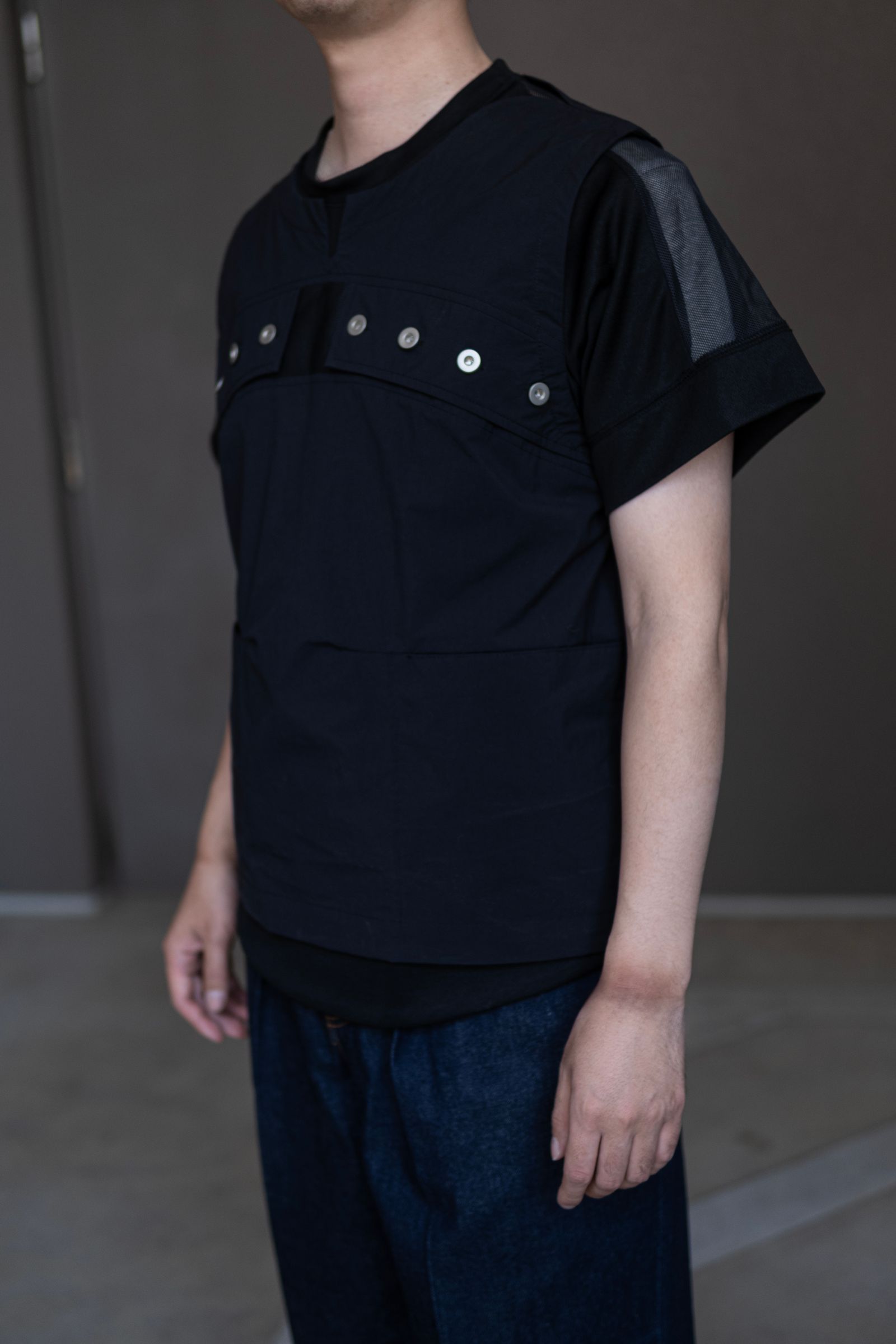 Tech 2way T-shirt / Black
