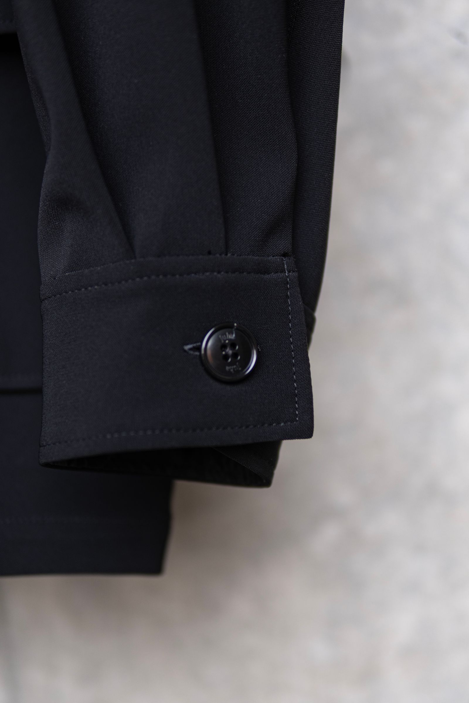 OVERSIZED SAFARI JACKET / BLACK