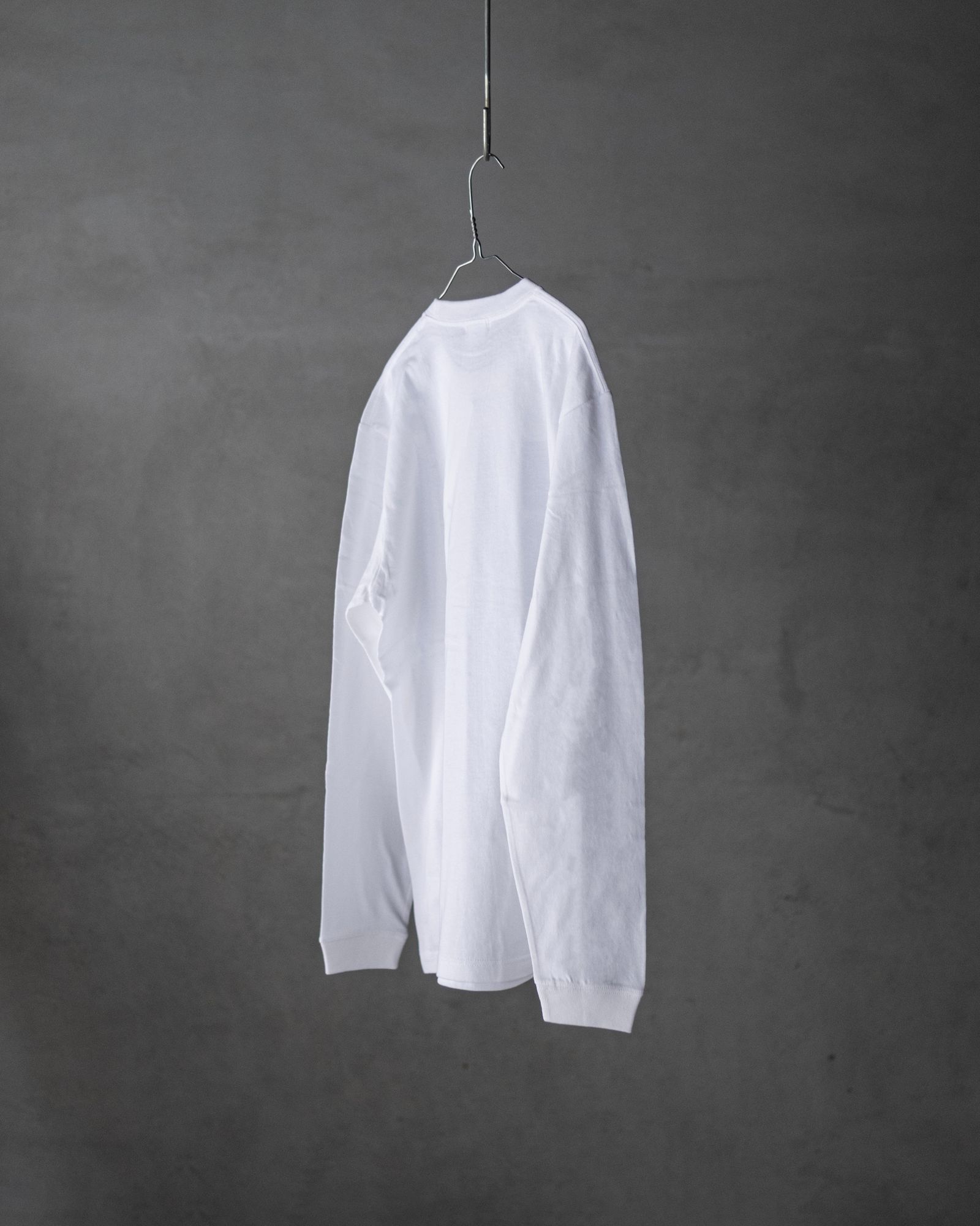 BLOCK LOGO LS TEE / White