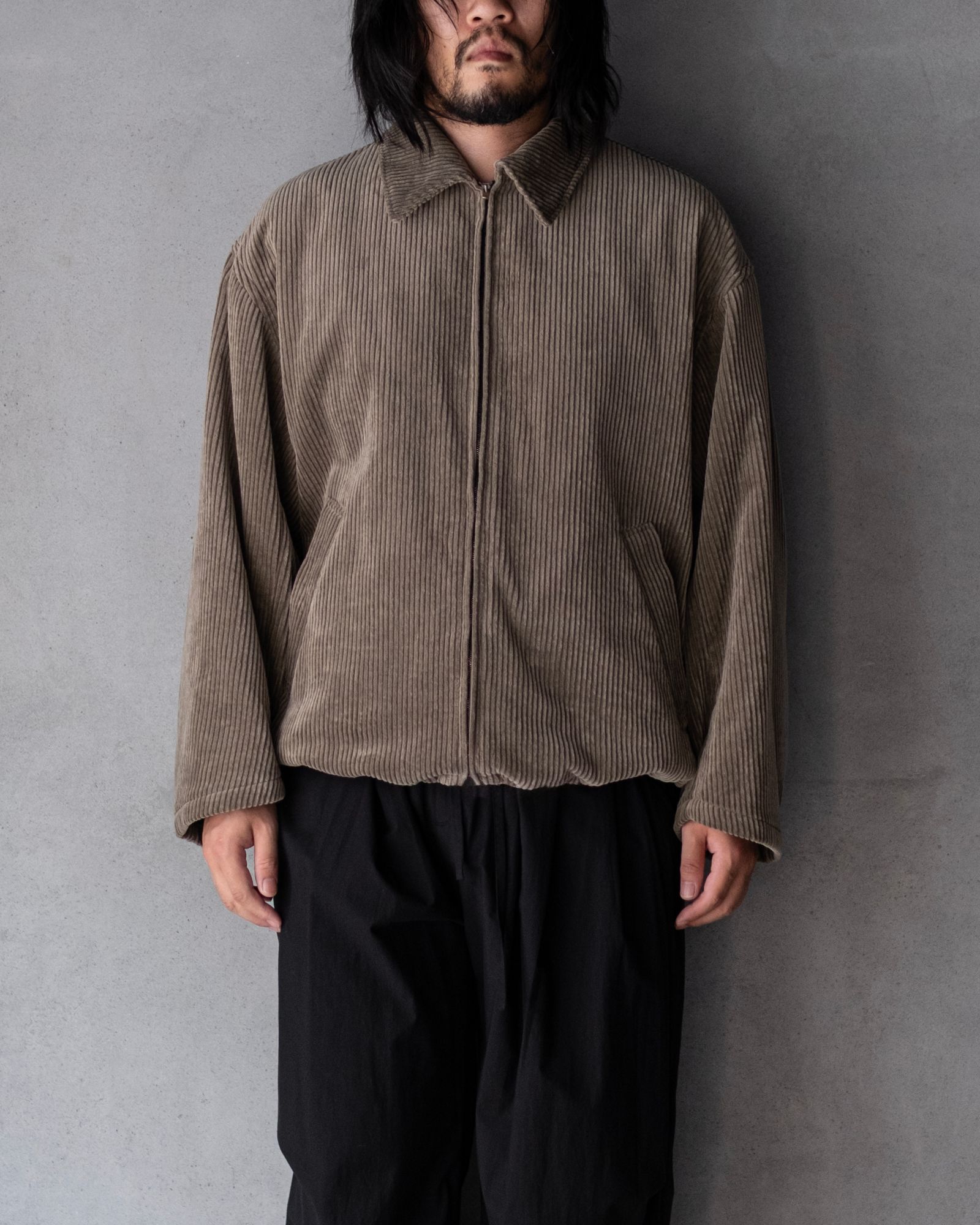 Corduroy Padded JKT / Beige
