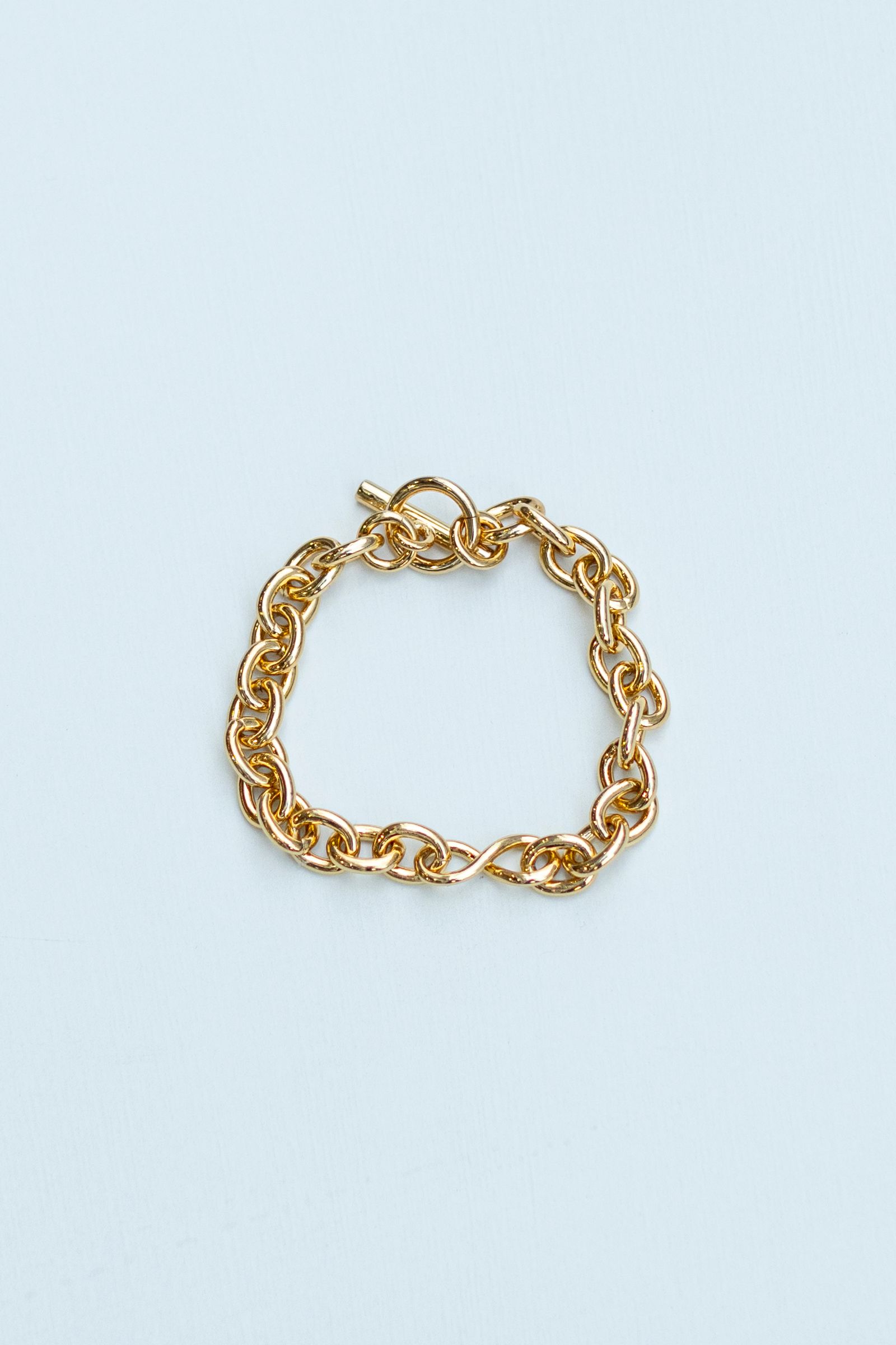 roundabout - Silver Cross-Over bracelet / Gold | Retikle