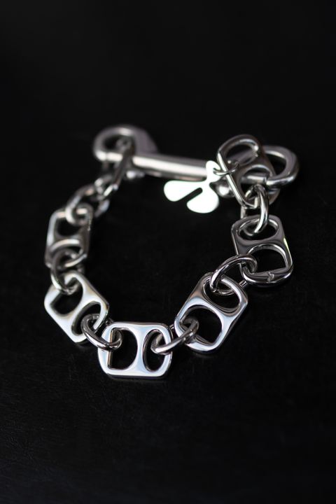 PULL TAB BRACELET / SILVER