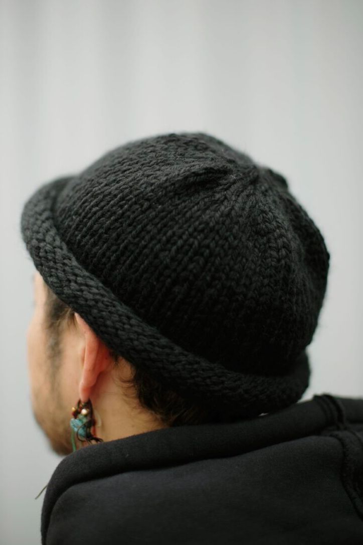 Knit Beanie / Black