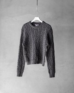 Cable Knit in Mérinos d'Arles / Gray Melange