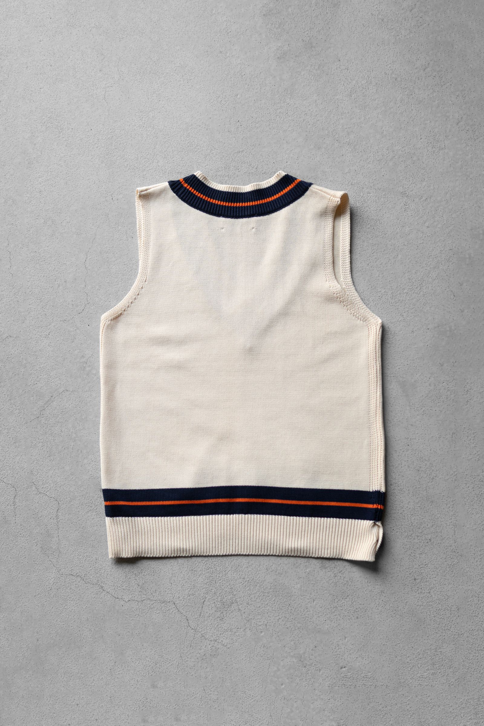 TILDEN KNIT VEST / ivory