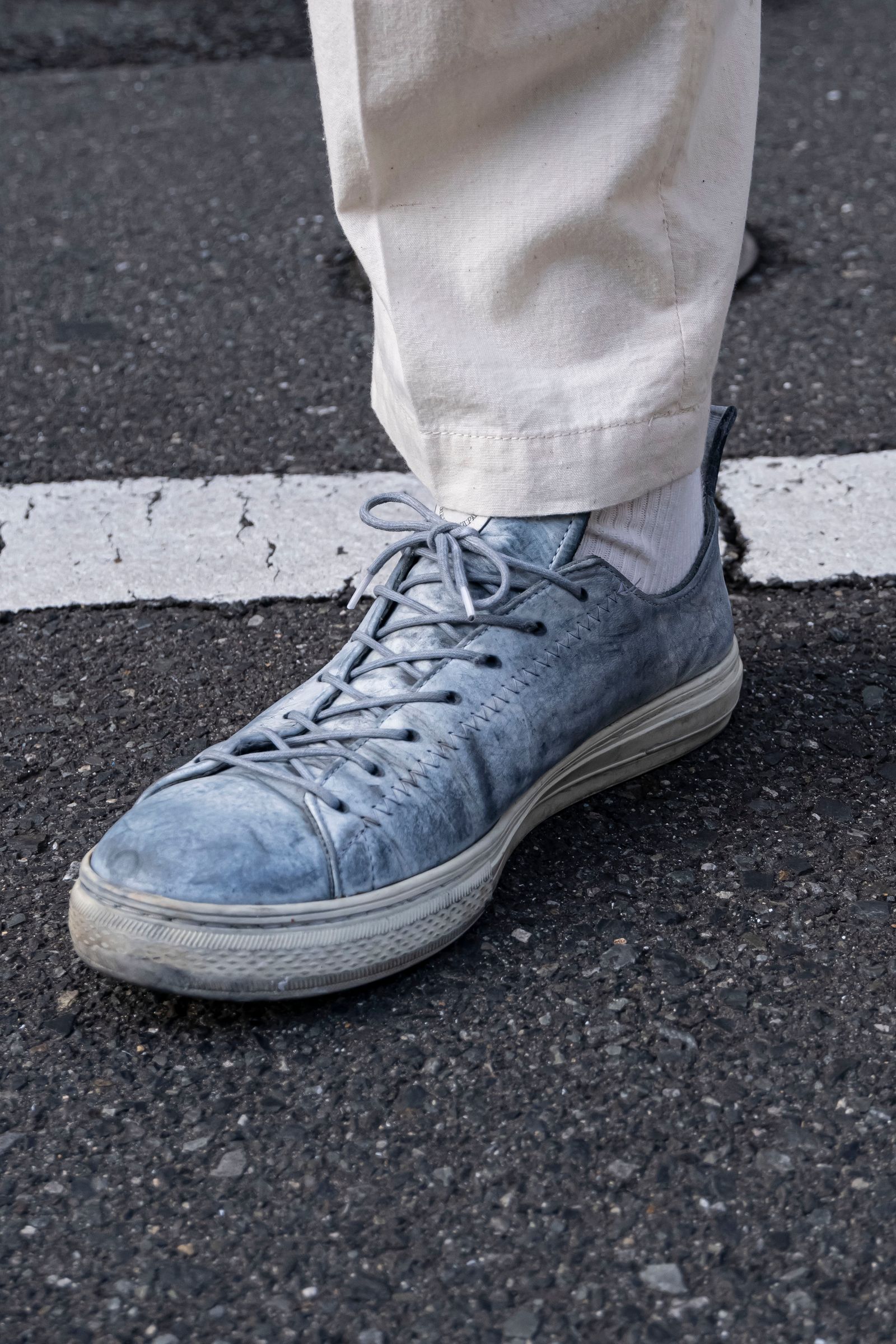 Remake dye leather Sneaker