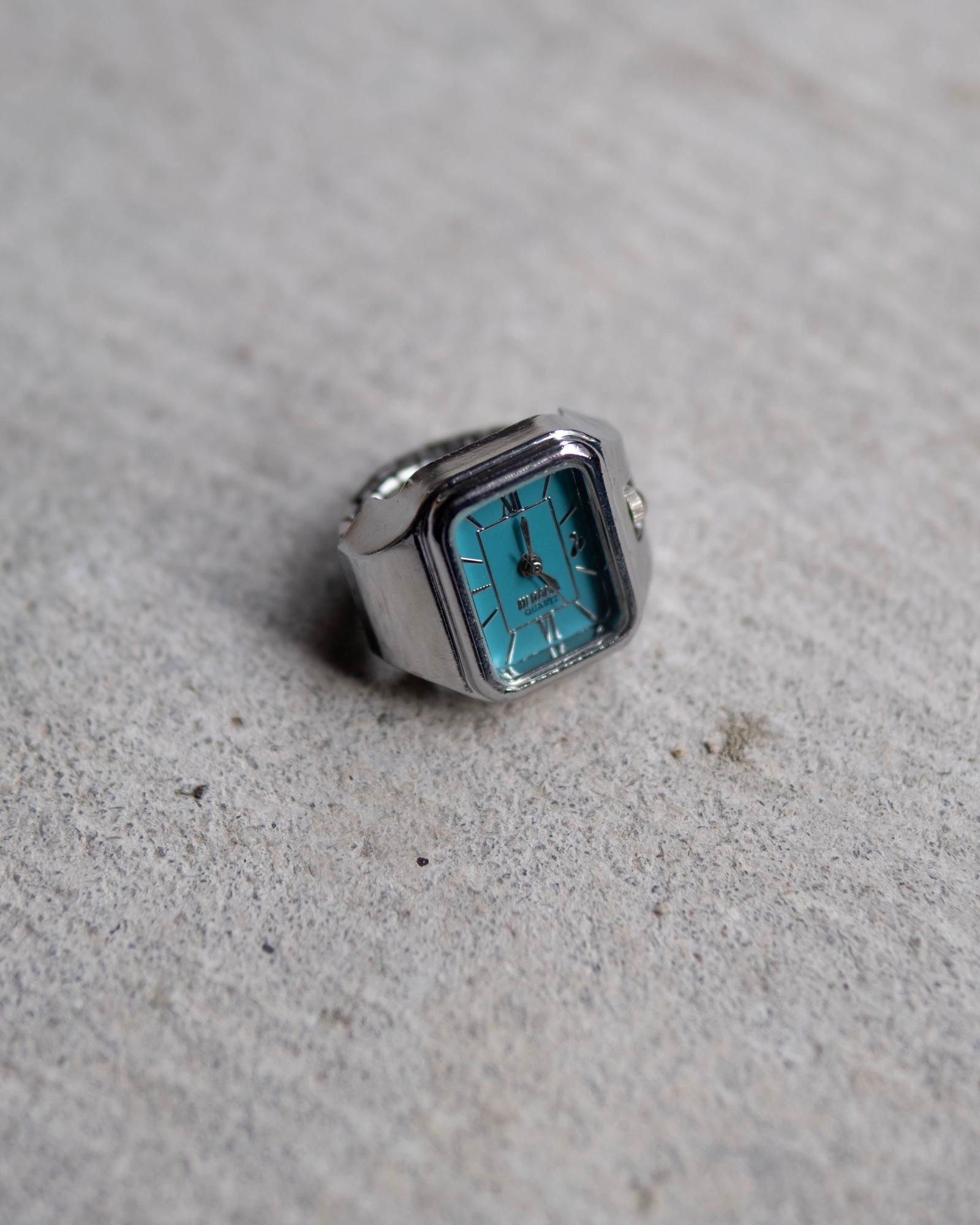 Legacy Ring Watch / Silver/T-Blue