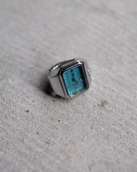 Legacy Ring Watch / Silver/T-Blue