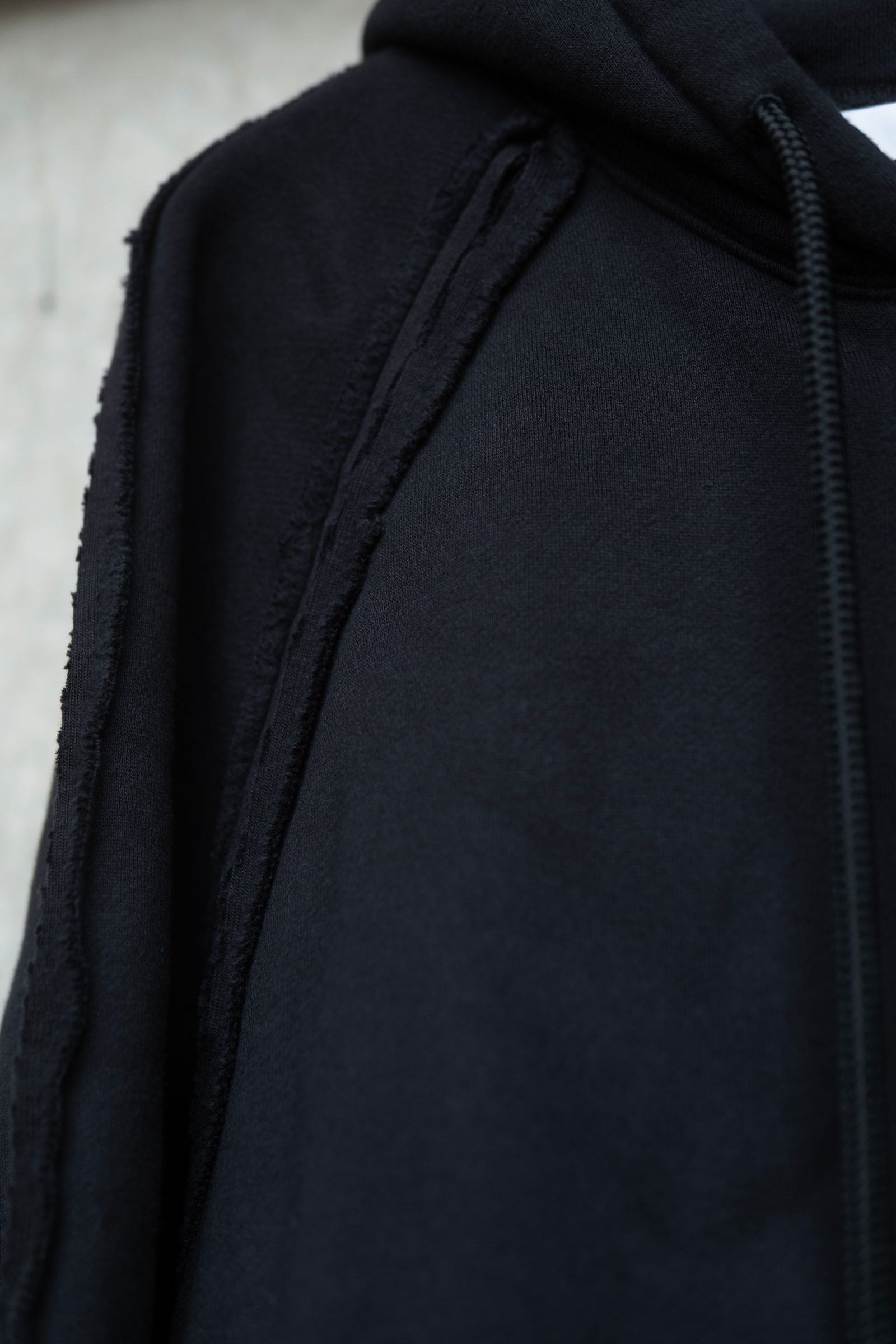 Full-Zip Sweat Hoodie / Black