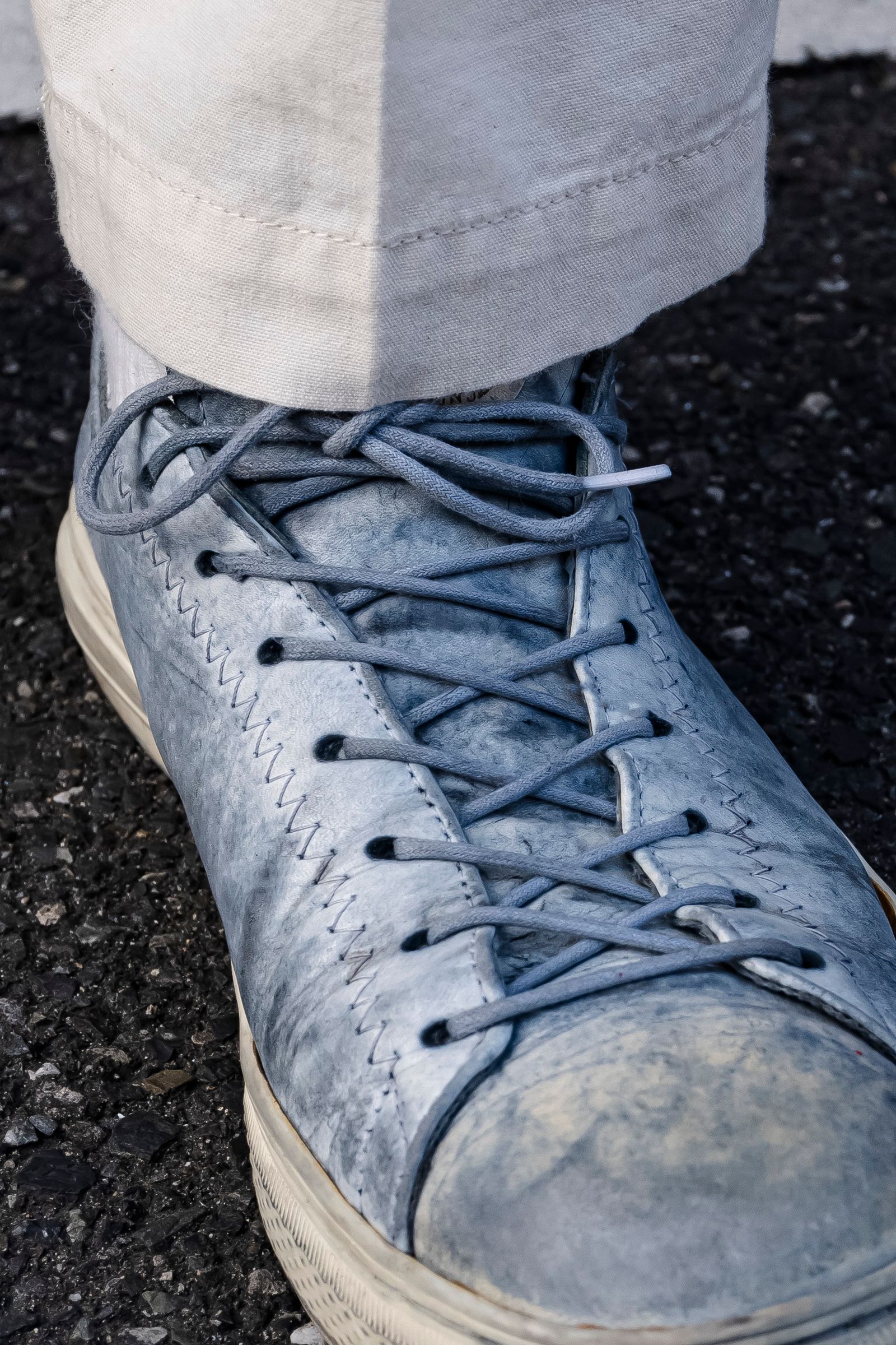 Remake dye leather Sneaker