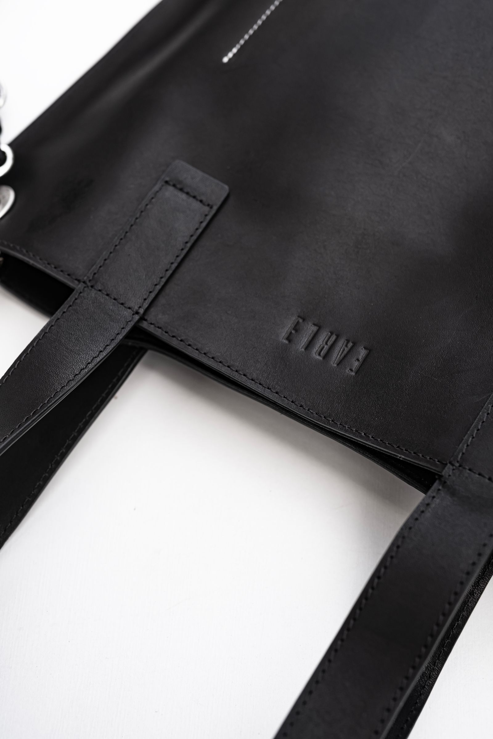 Shoe sole flat tote / Black