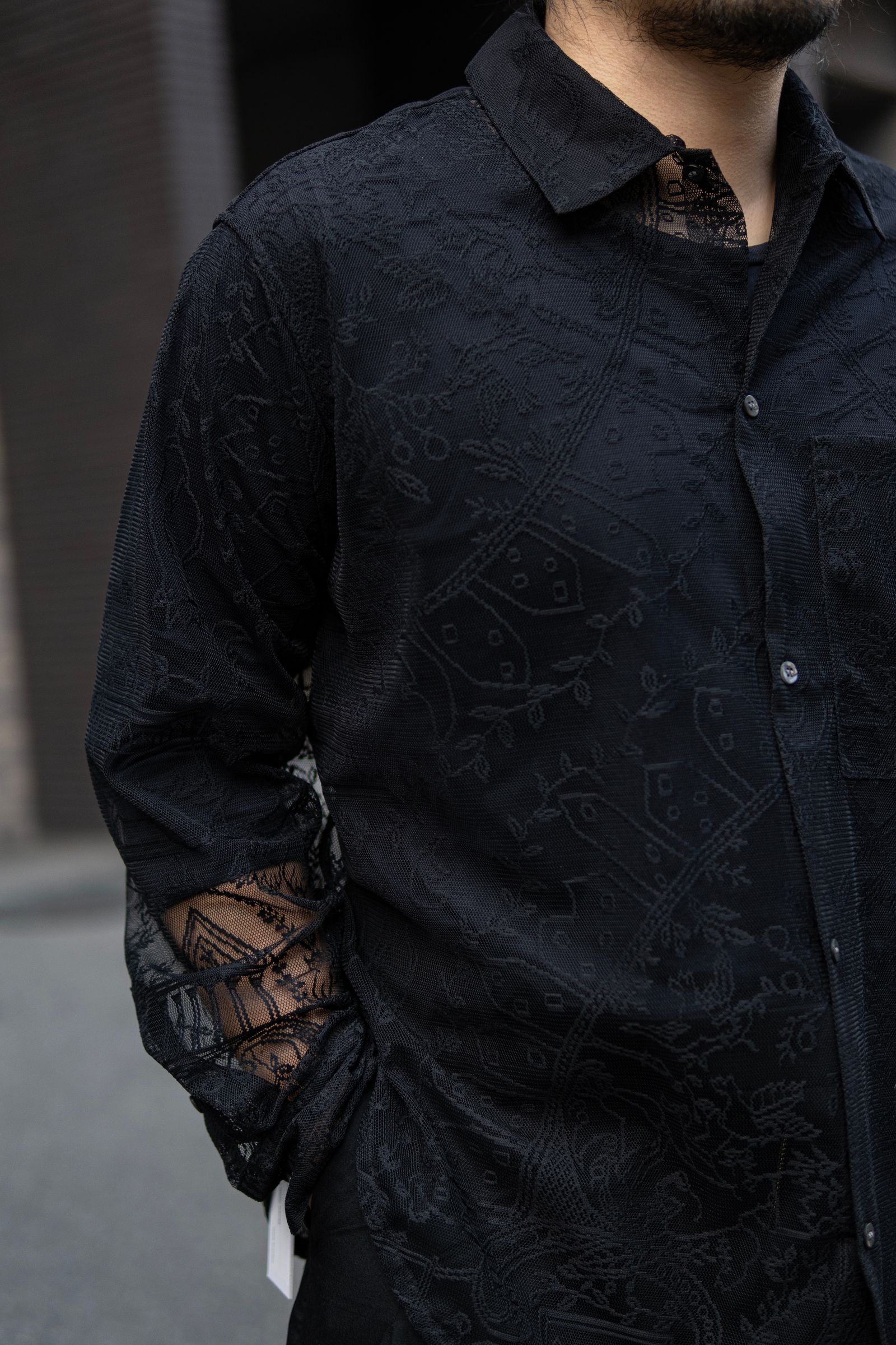 NOTHING SPECIAL SHIRT / COLOURLESS BLACK