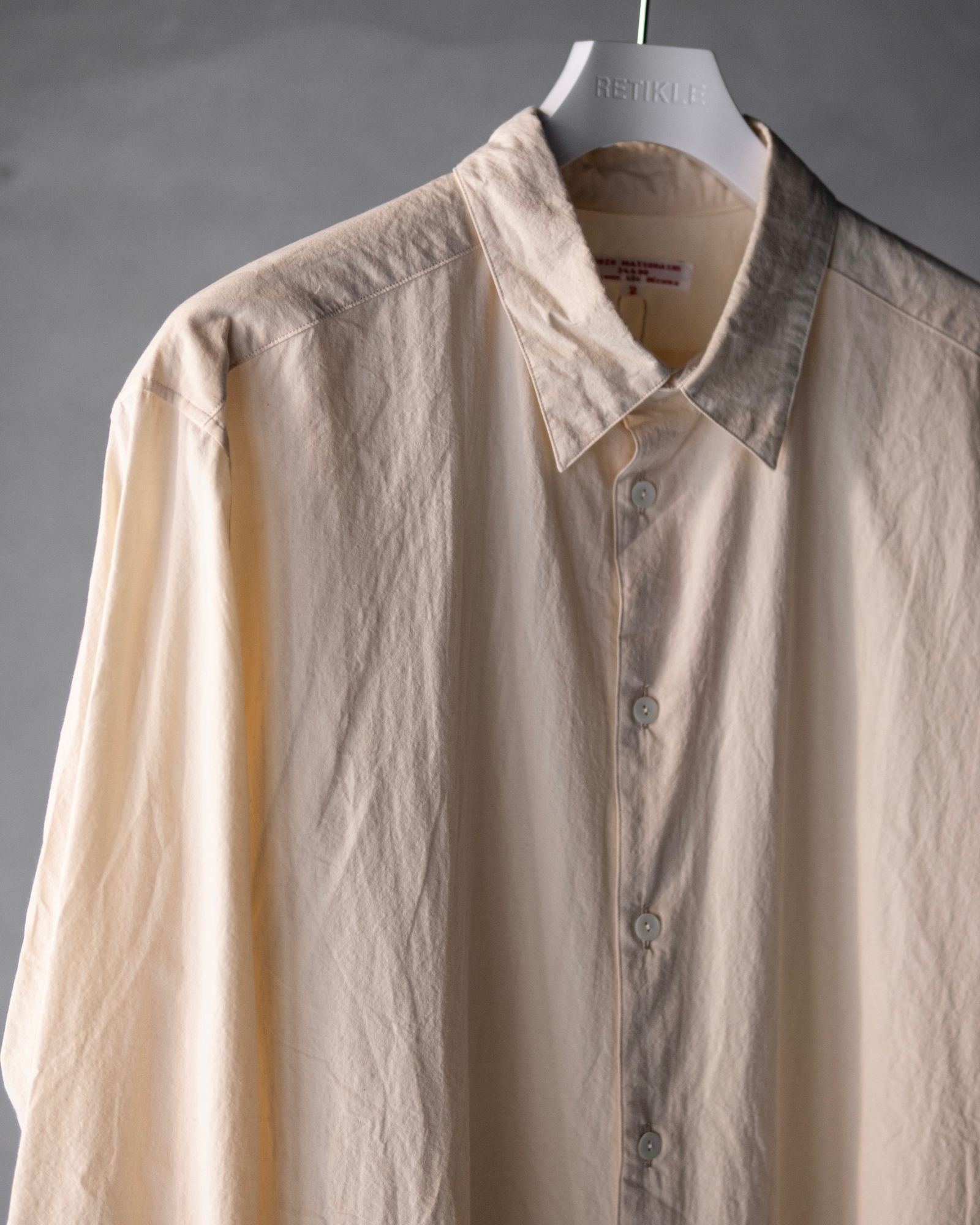 Shirt in Cotton Wool / Ivory