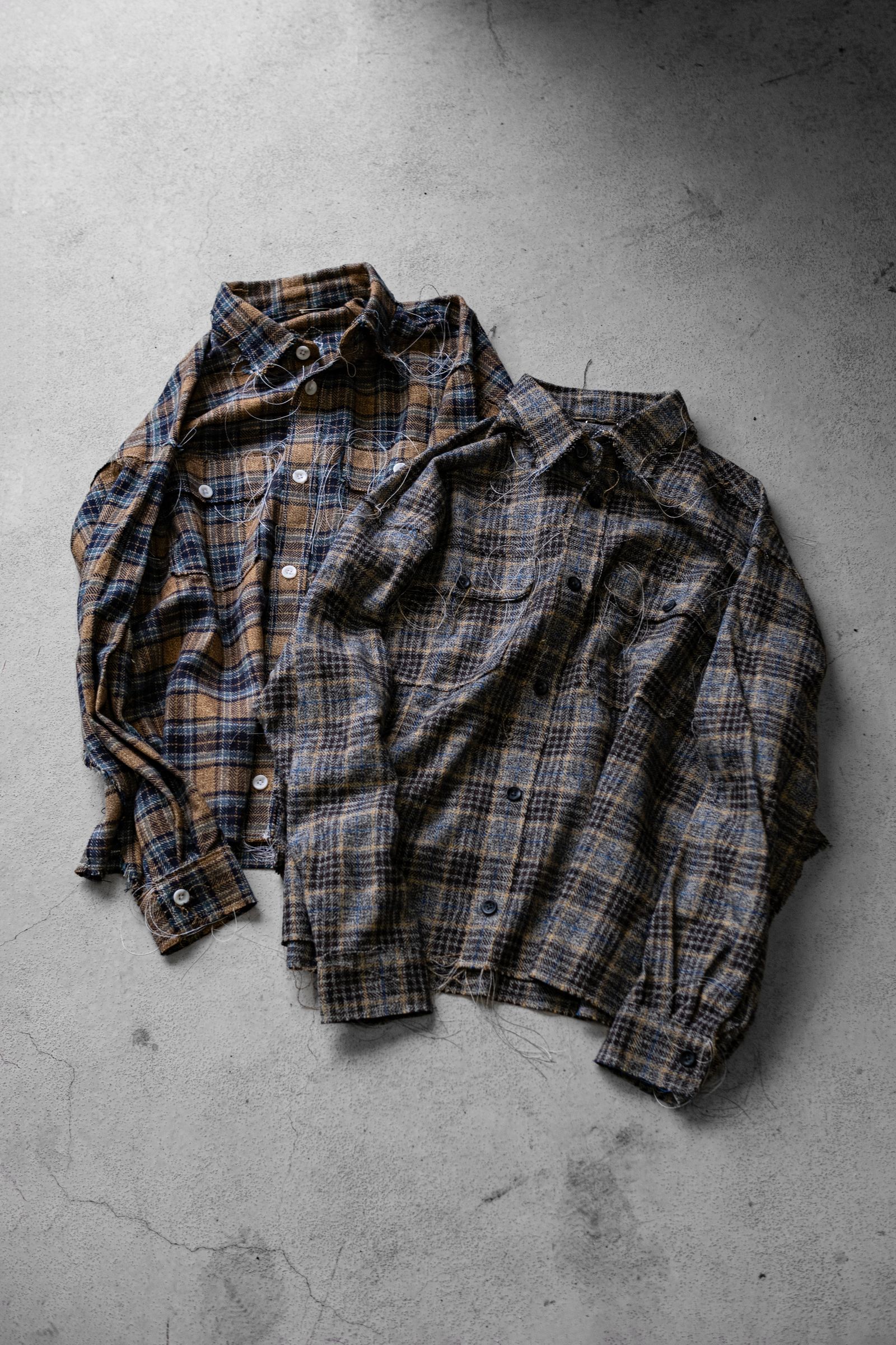 60s collar shirts / MINT BLUE