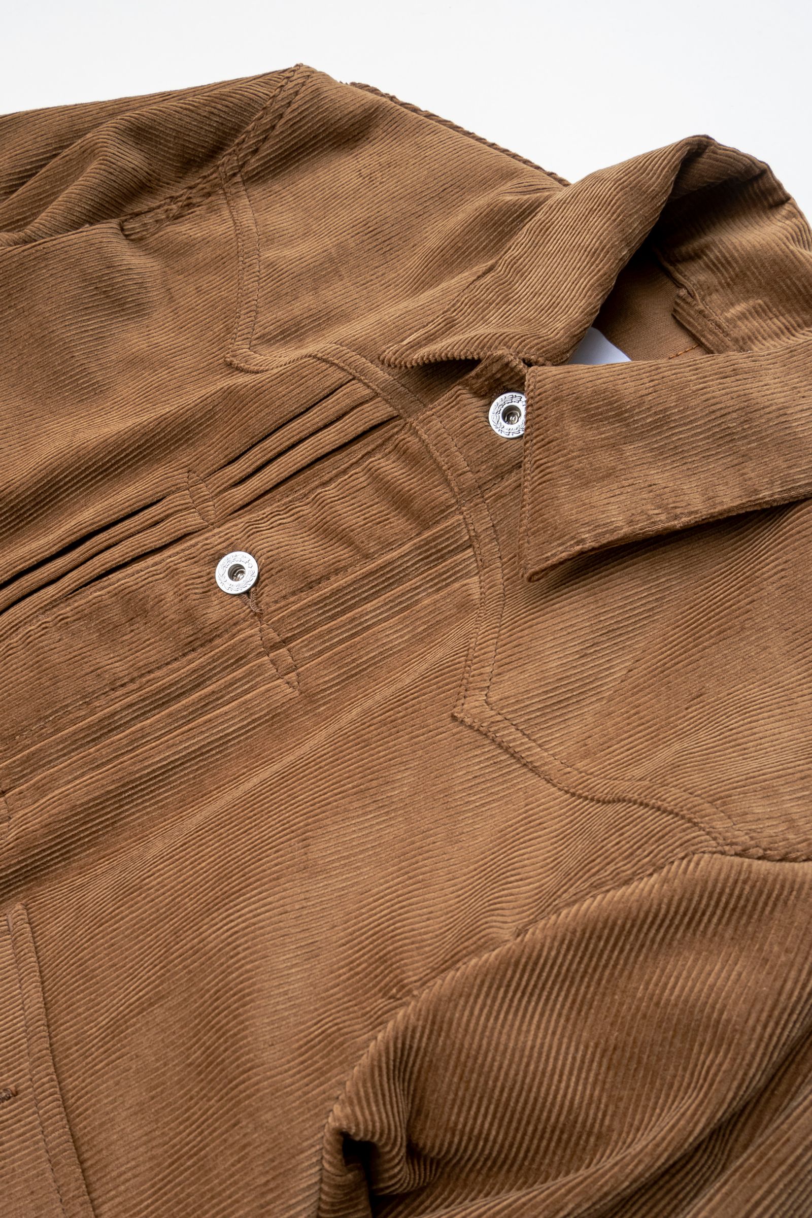 SUGARHILL - CORDUROY DENIM JACKET / BROWN | Retikle Online Store