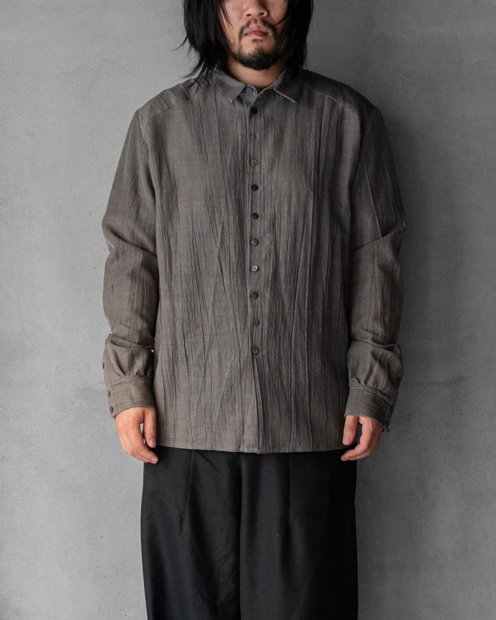 Ink-dyed kjk Shirt / Ink-dyed