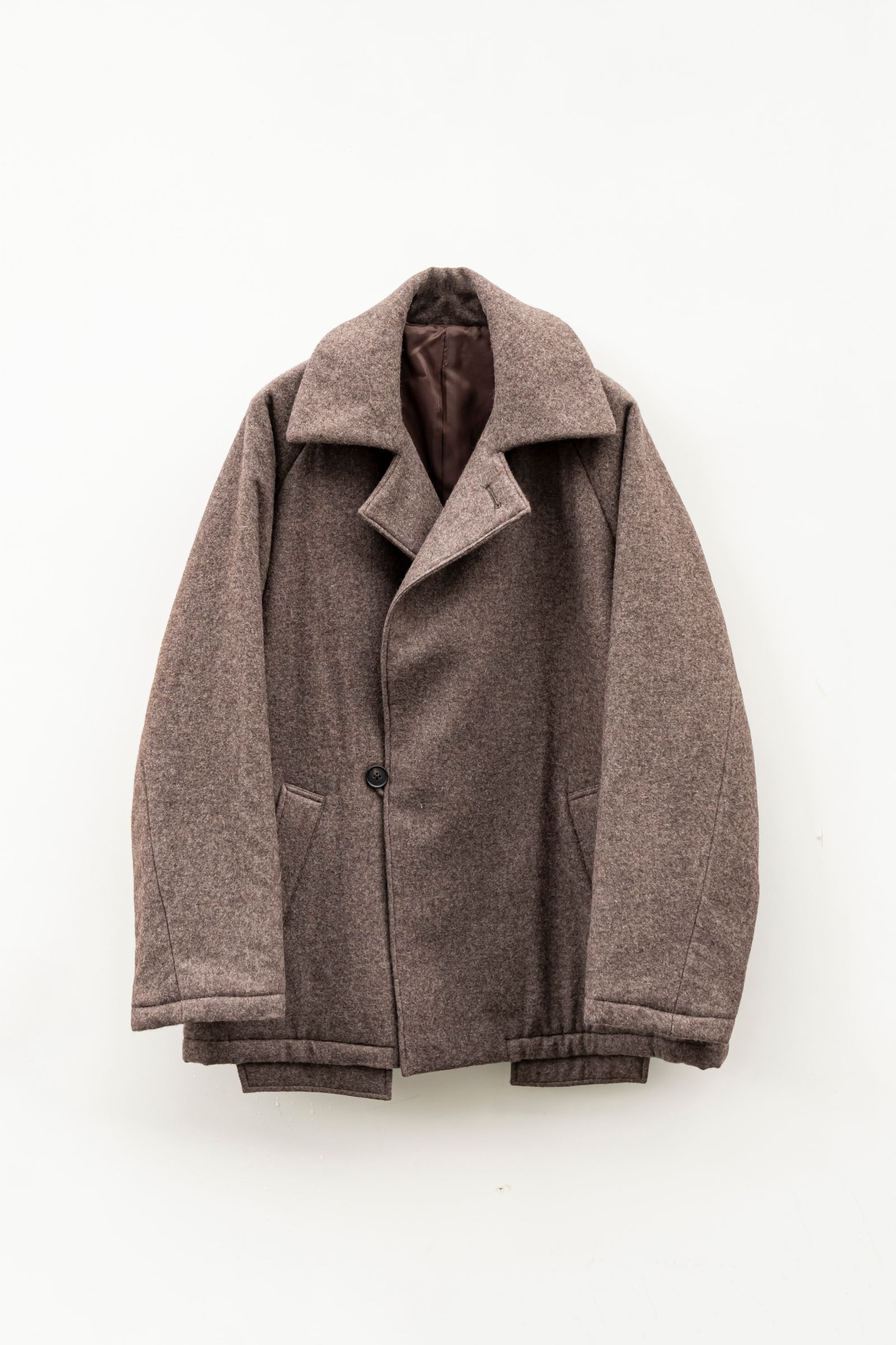 Blanc YM Cashmere wool padded coat