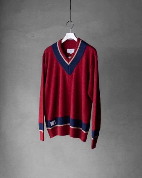 ALPACA TILDEN KNIT / RED