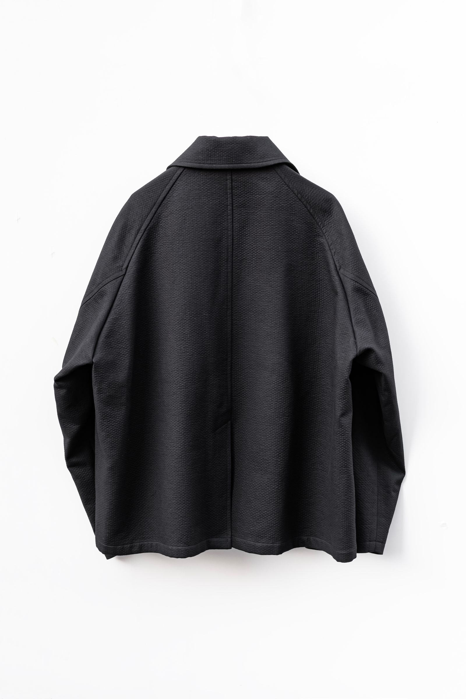 Blanc YM - Oversize Sashiko Welt Pocket JKT / Black | Retikle