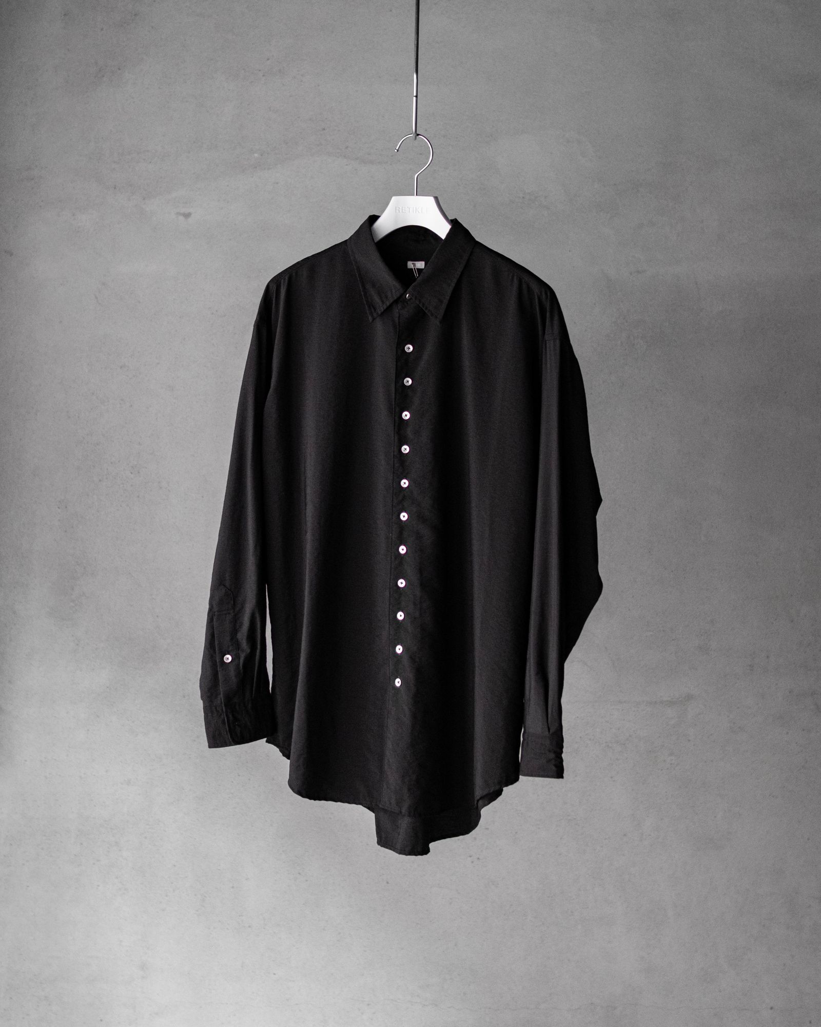 【exclusive】Regular Colar Shirts / Black