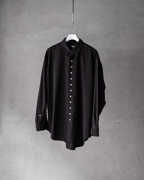 【exclusive】Regular Colar Shirts / Black