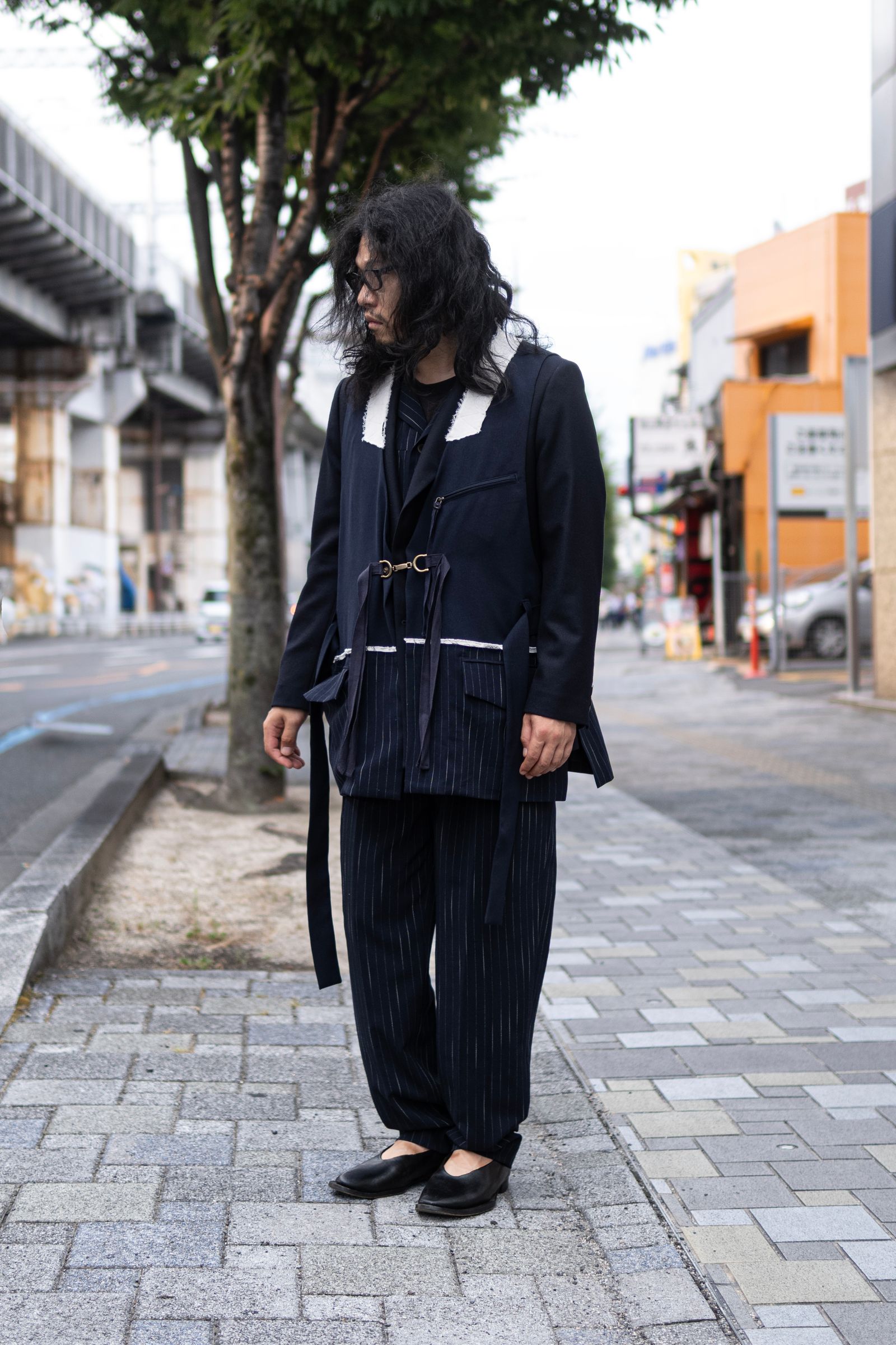 Oversized gilet / nvy