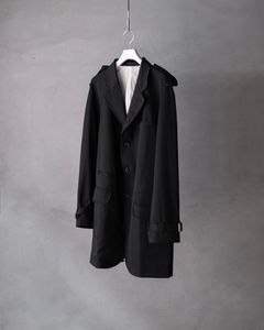 Raglan Long Jacket / Black
