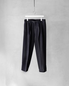 Wool Cashmere Trousers / Black