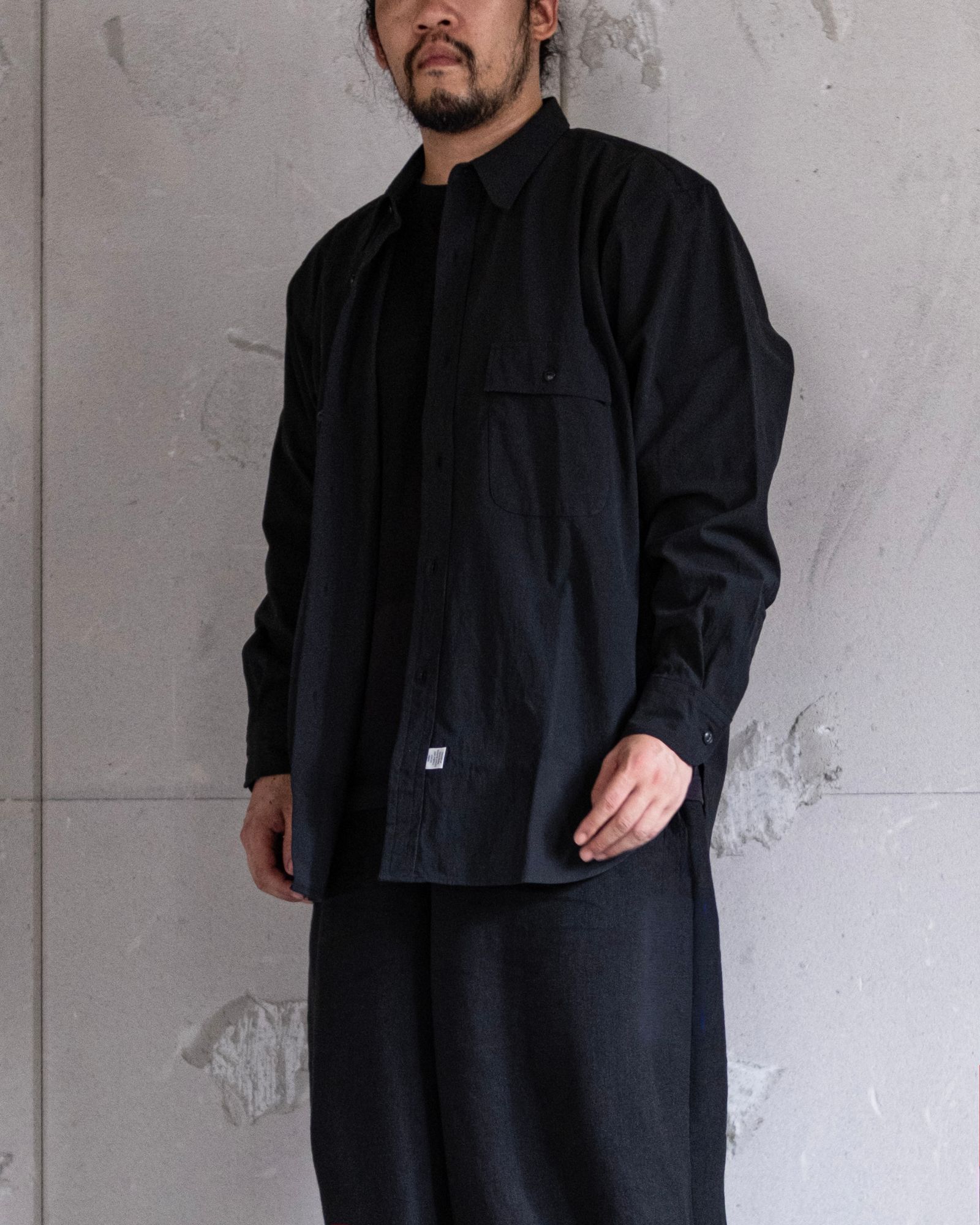 Military Work SH / Black Gabardine