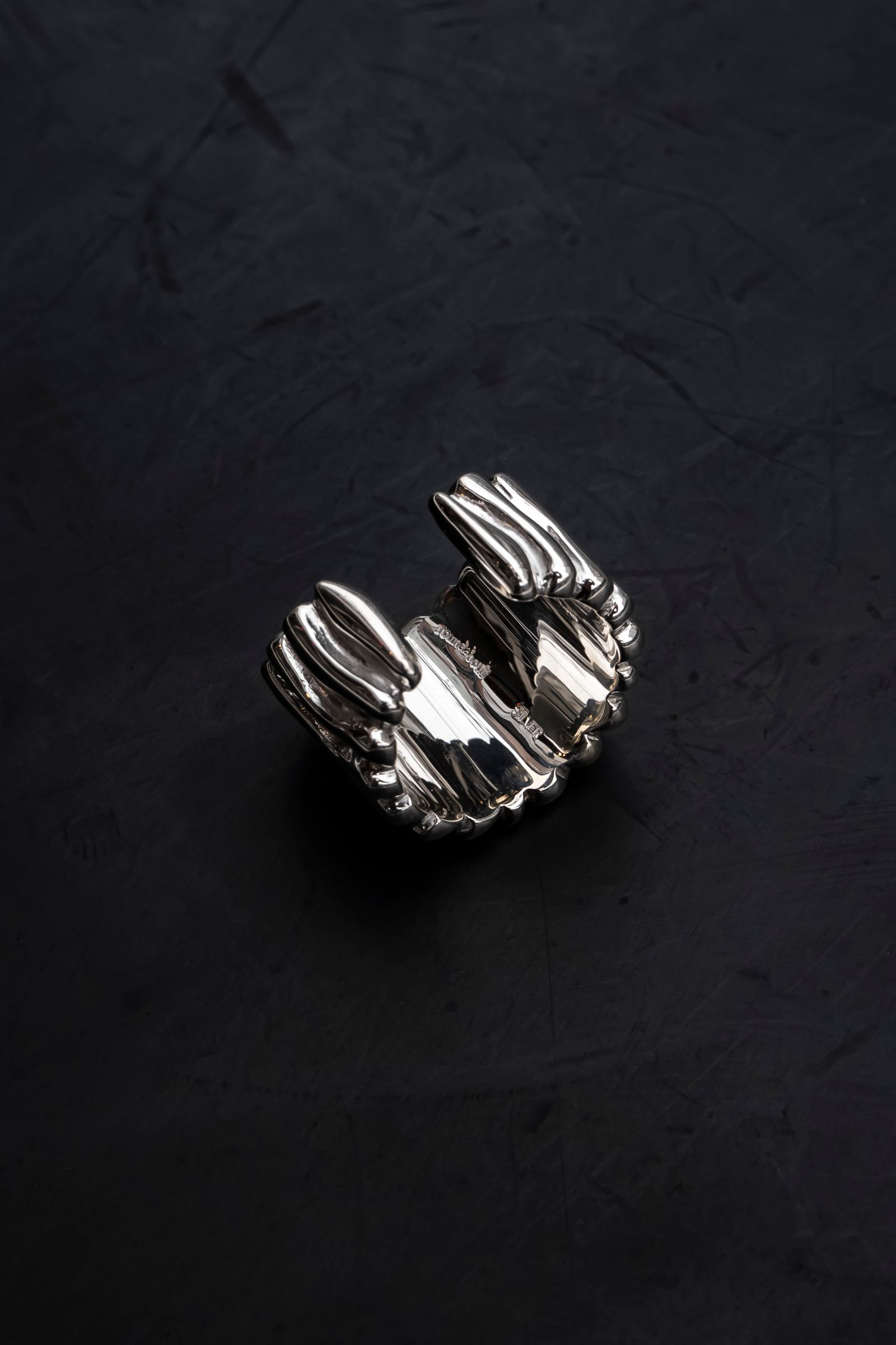 Silver Furrow Ring(SILVER925)