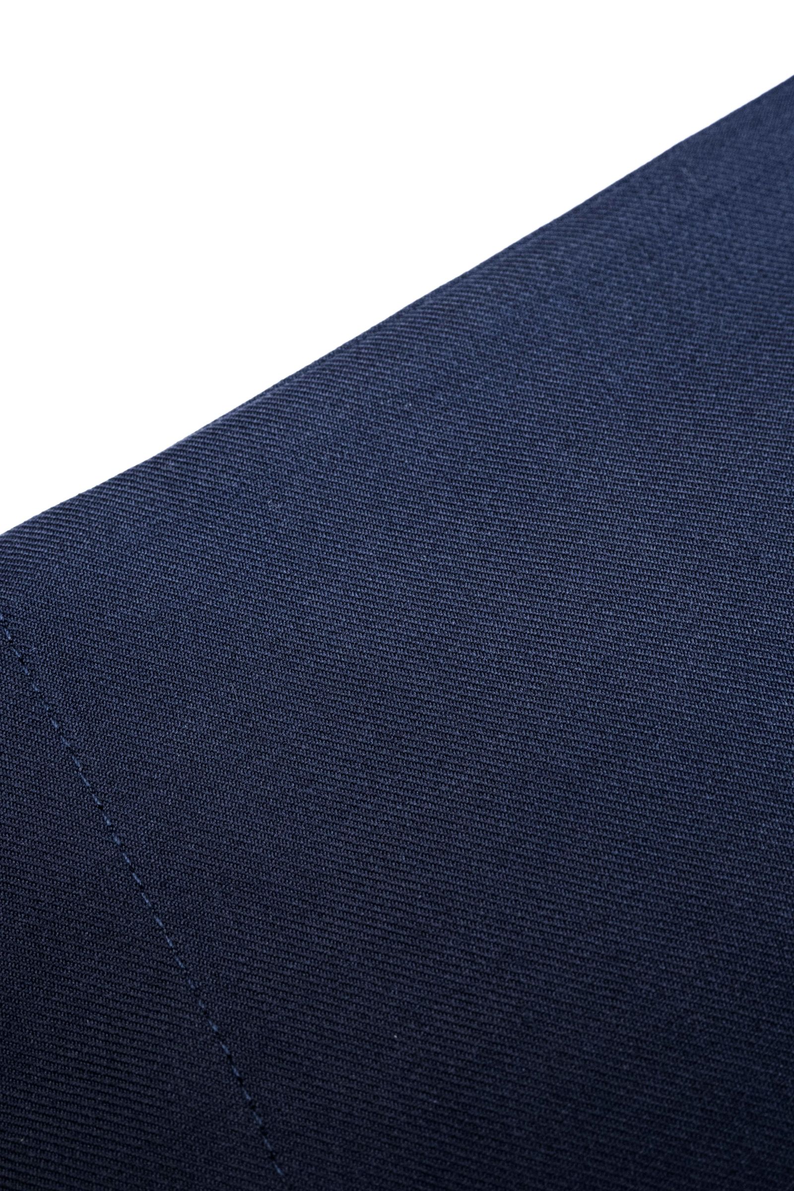 WOOL SOLID 1TUCK WIDE TROUSERS / NAVY