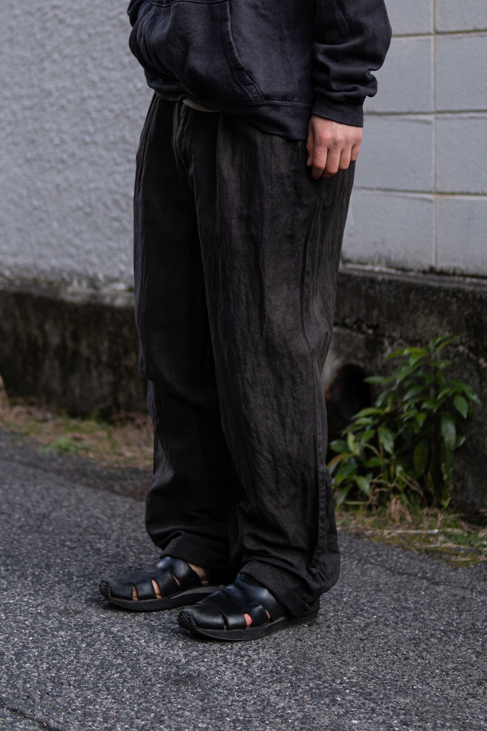 Remake "Dye" linen Pants
