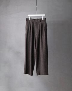 TUCKED BAGGY PANTS / MOCHA GREY