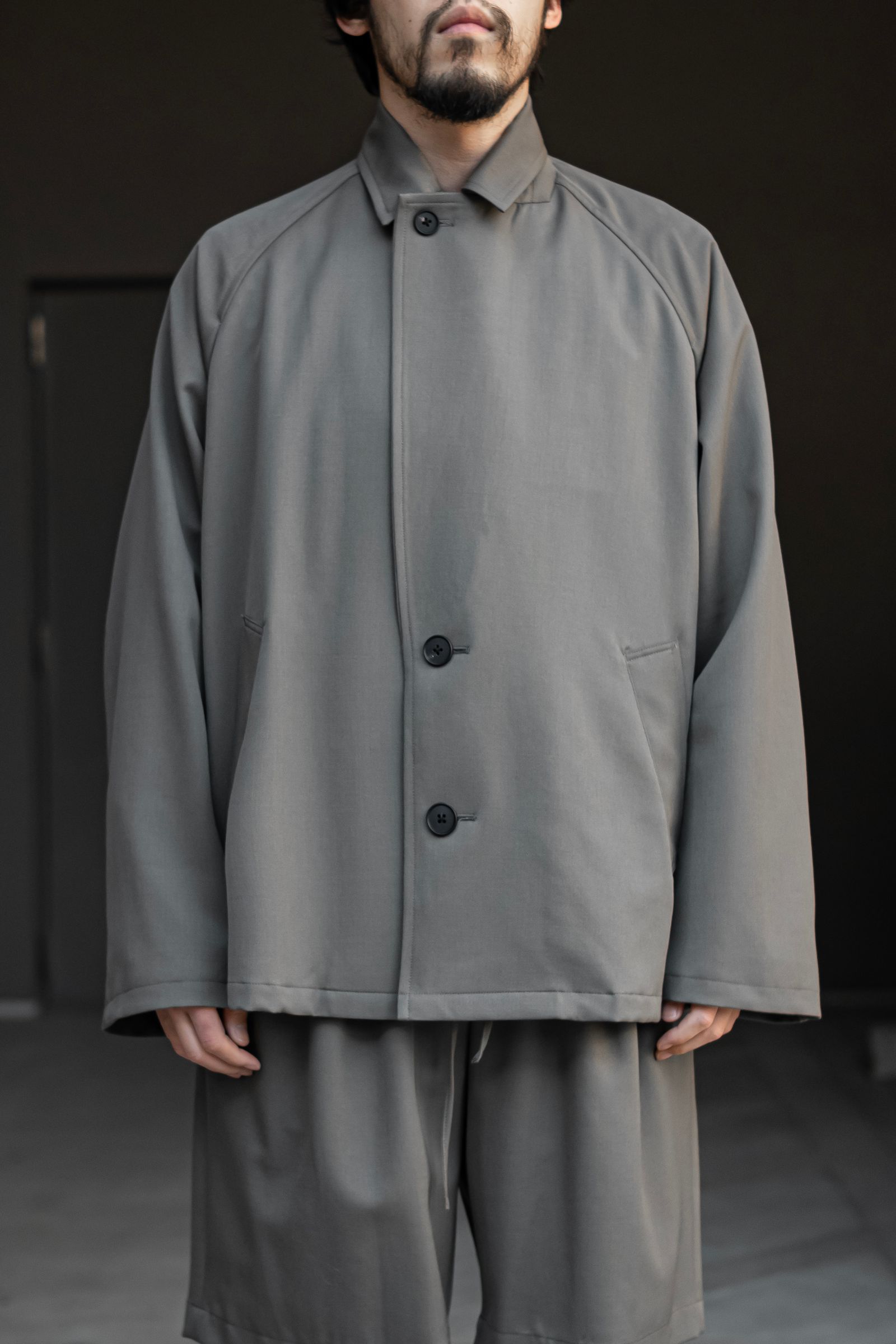 Blanc YM - Oversize Welt Pocket JKT / Gray | Retikle Online Store