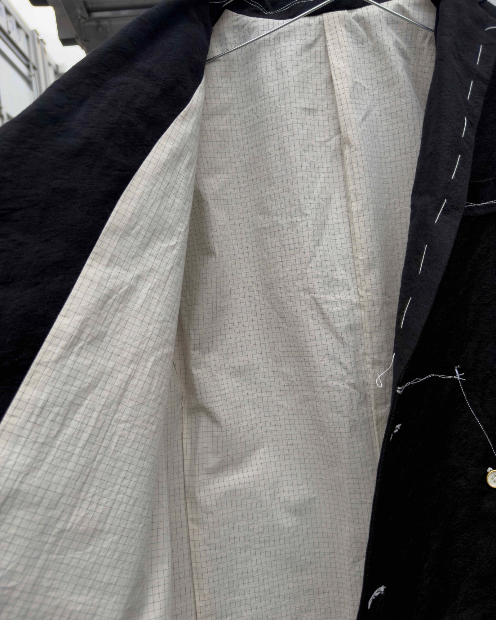 SEPARATE PATCH POCKET CEREMONY JACKET / Black