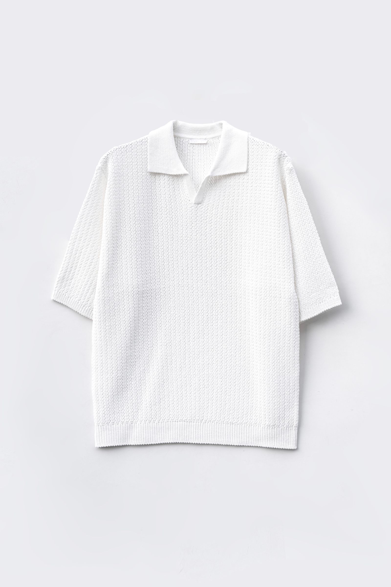 Blanc YM - Skipper knit Shirt / White | Retikle Online Store