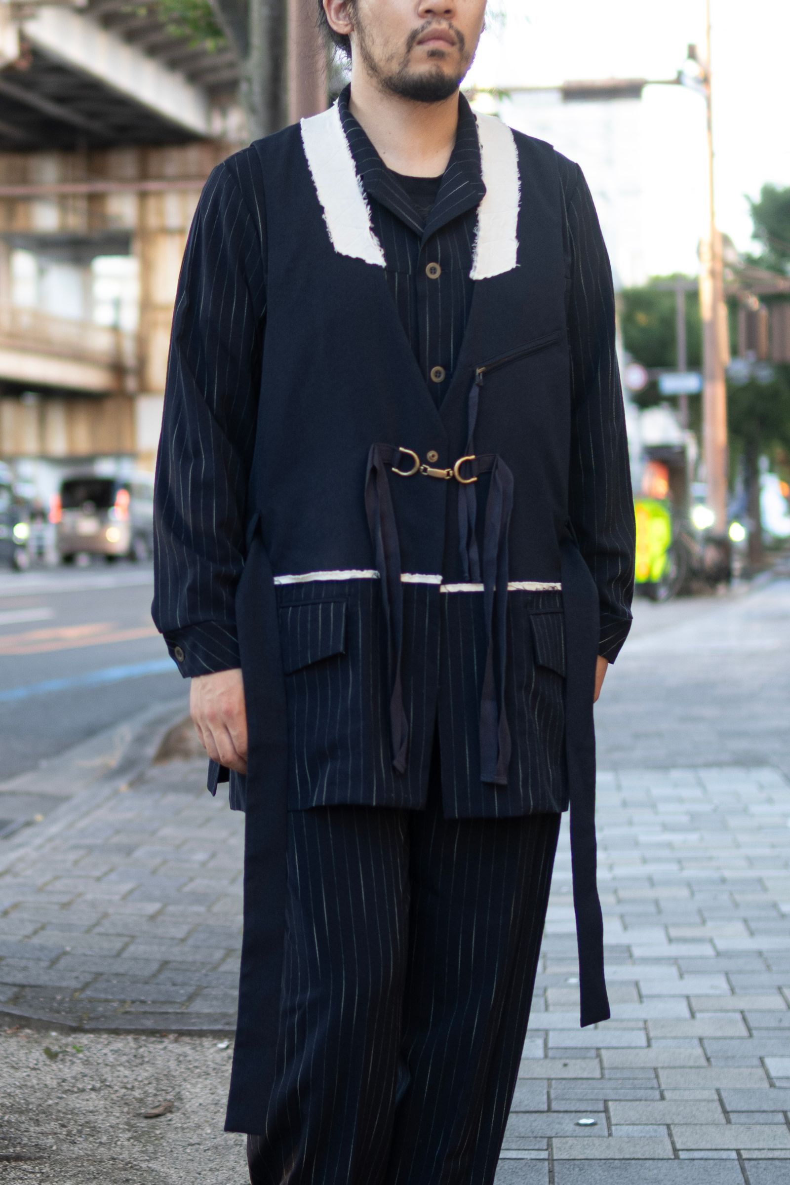 Oversized gilet / nvy
