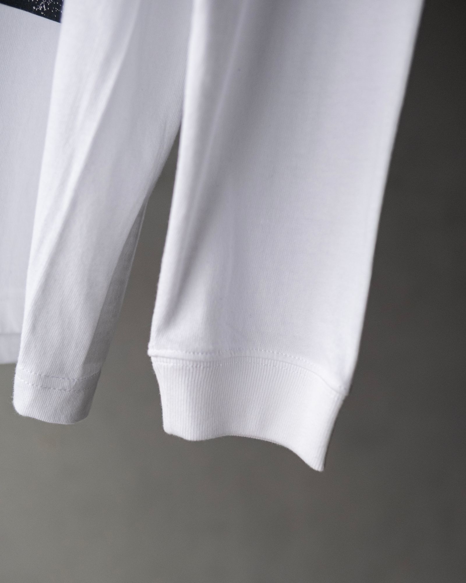BLOCK LOGO LS TEE / White