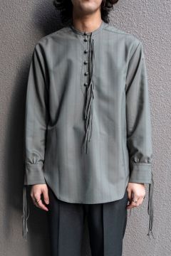 CHIKRAIN CORDED SHIRT / GREEN