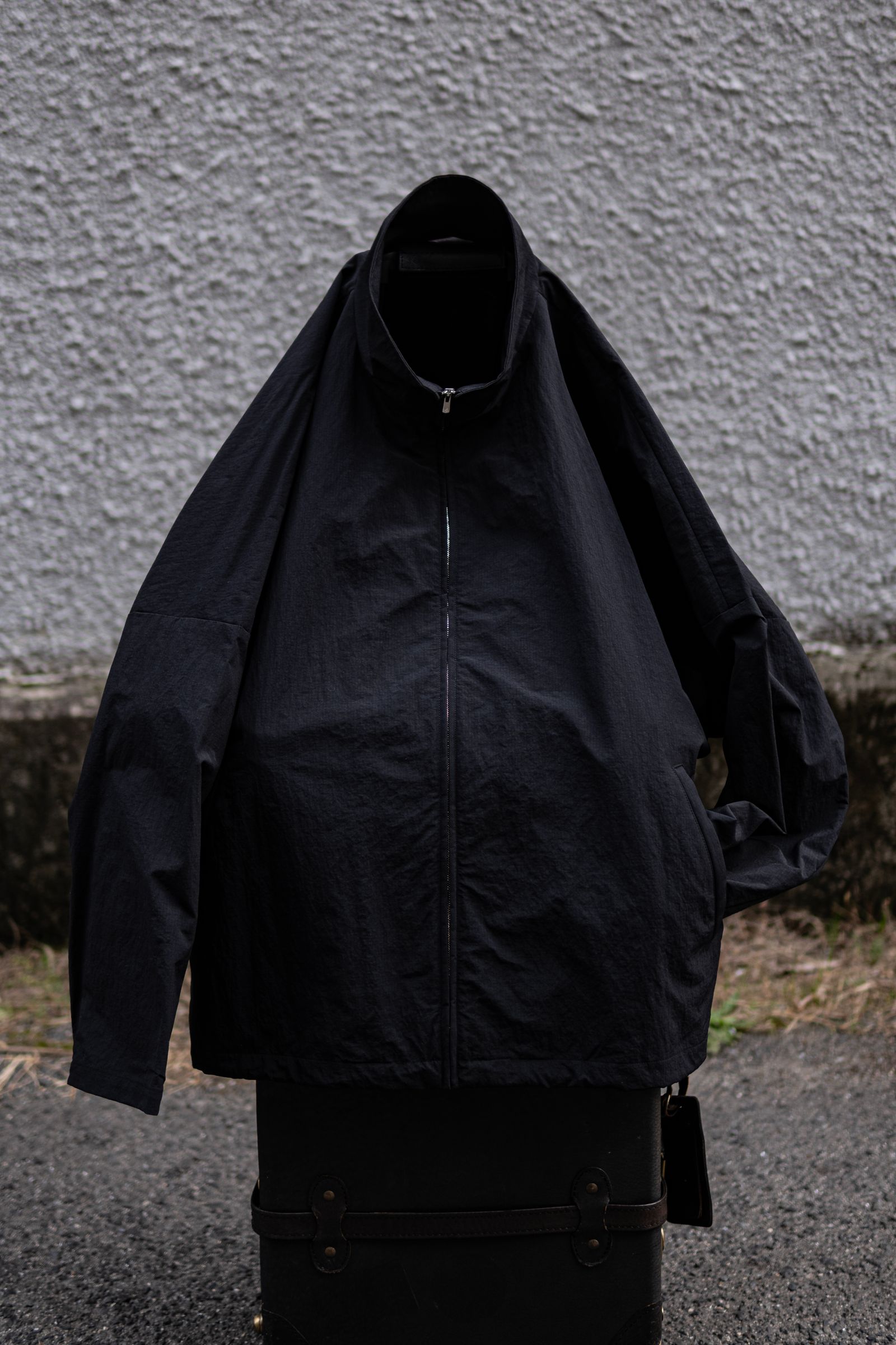 Ripstop Nylon Track JKT / Black